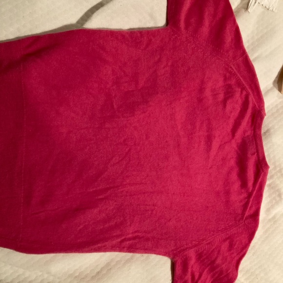 Hot pink (vintage)sweater in cashmere in very good condition - Picture 4 of 4